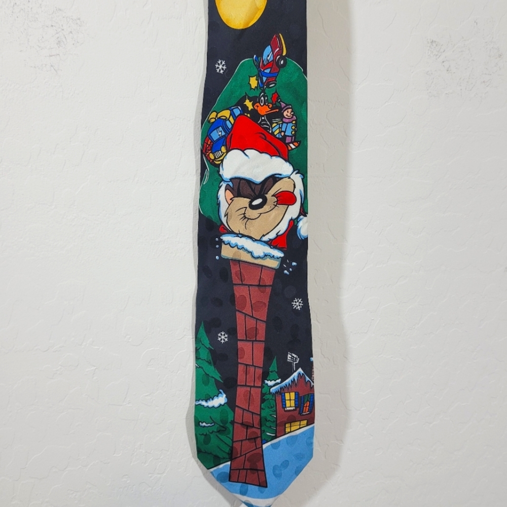 Looney tunes mania silk tie